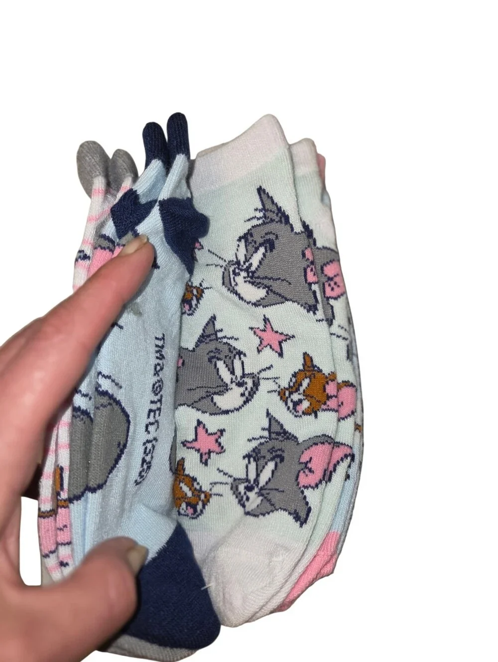 NWOT Bundle Of Tom And Jerry No Show Socks